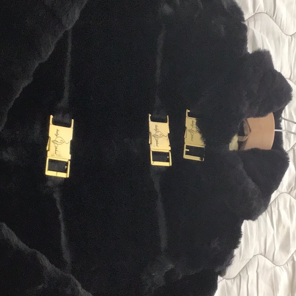 Black fur baby phat jacket